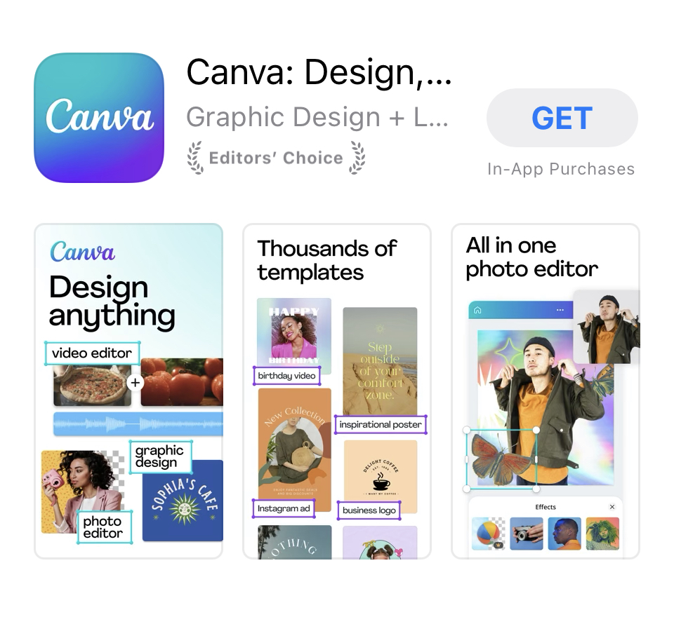 Canva App Store Listing